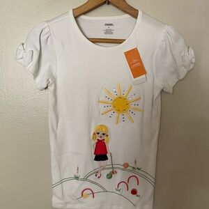 NWT Gymboree Tee with Croquet Girl
